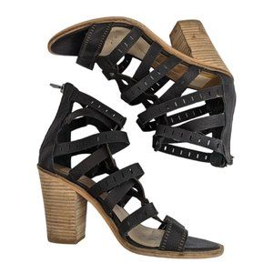 Dolce Vita Black Strappy Sandal Heels Size 8